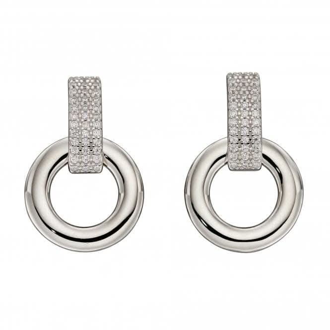 Fiorelli Silver Donut Hoop Earrings E5882C