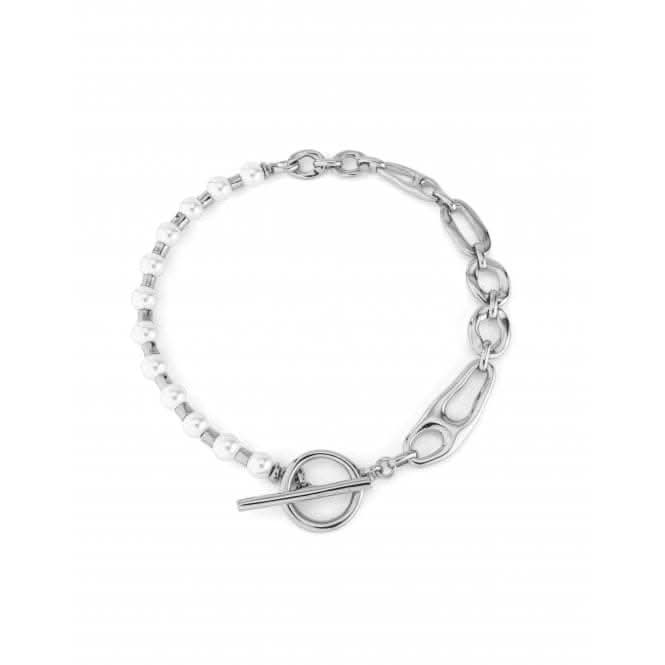 Pearl And Match Necklace COL1841BPLMTL0U