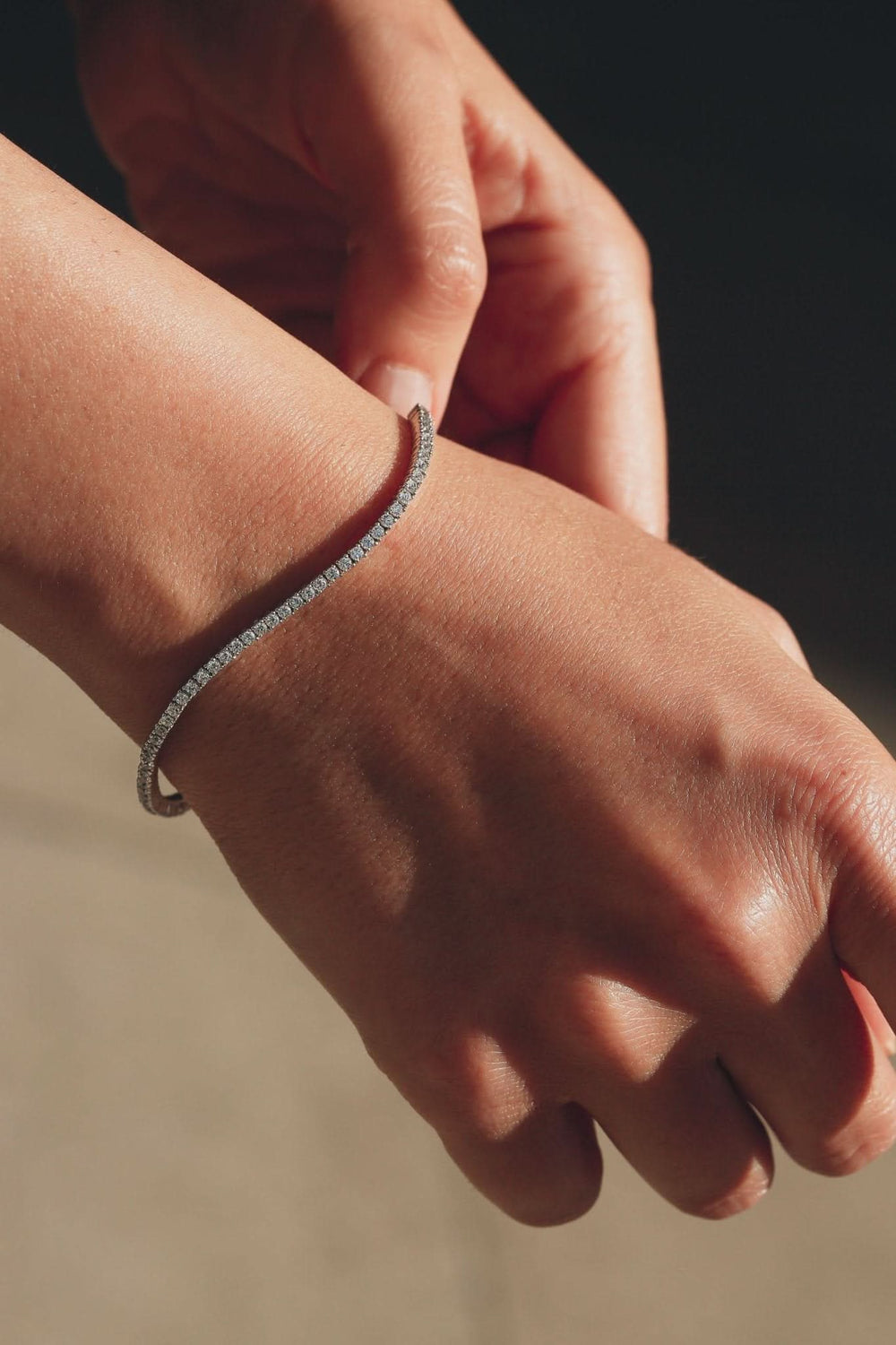 Penelope | 9ct White Gold 2ct tw Lab Grown Diamond Bracelet