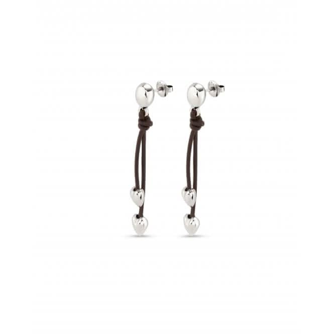 Pretty Love Silver Plated Hearts Earrings PEN0933MARMTL0U