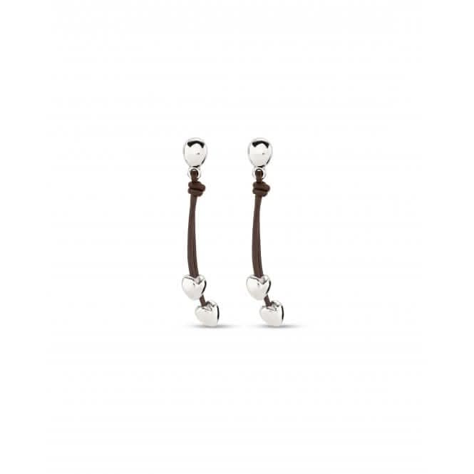 Pretty Love Silver Plated Hearts Earrings PEN0933MARMTL0U