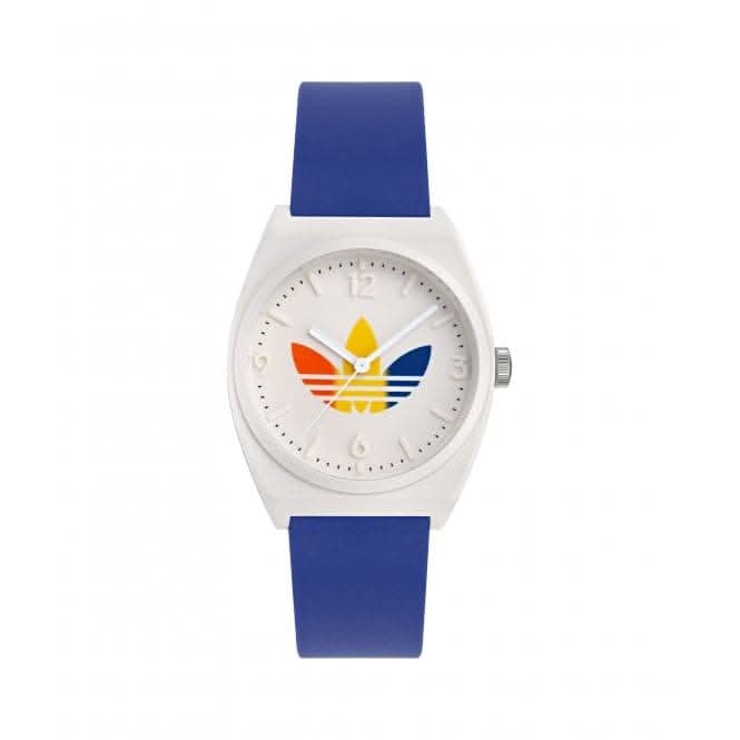 Adidas Project Two GRFX Resin White Unisex Watch AOST24070