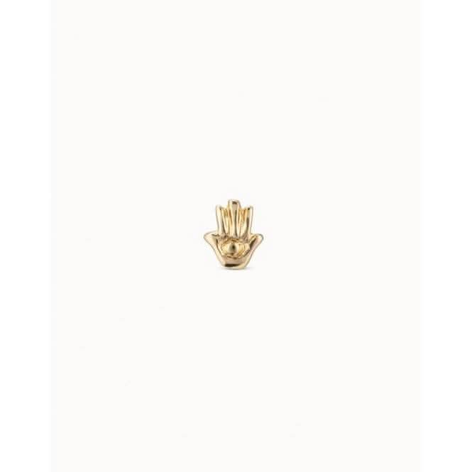 Protect Us Stud Golden Metal PiercingUNOde50PIE0006ORO0000U