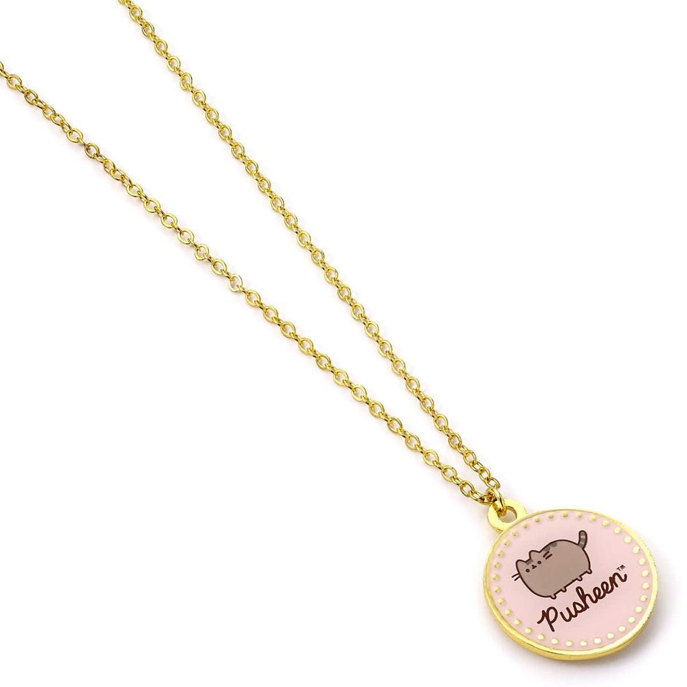 Pusheen the Cat Pink Name Necklace PTCN0102
