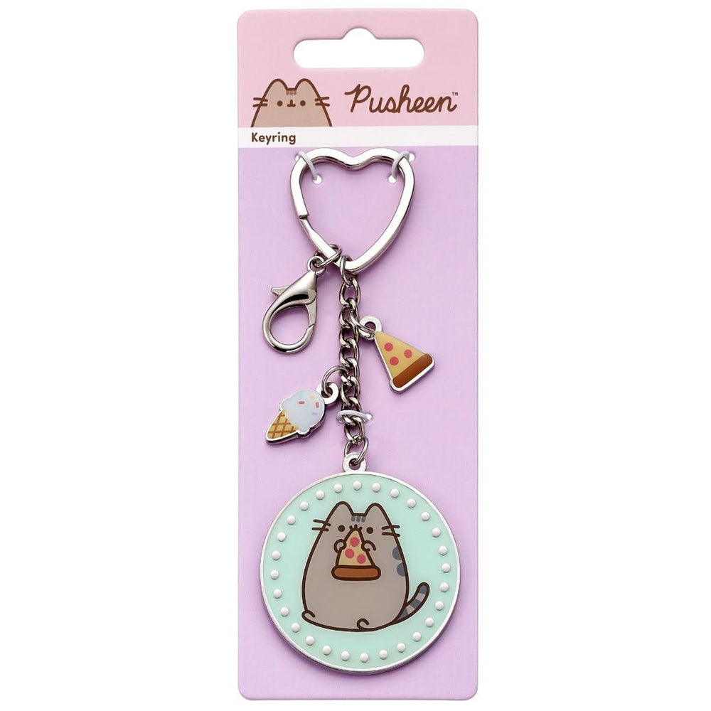 Pusheen the Cat Pizza Keyring PTCK0106