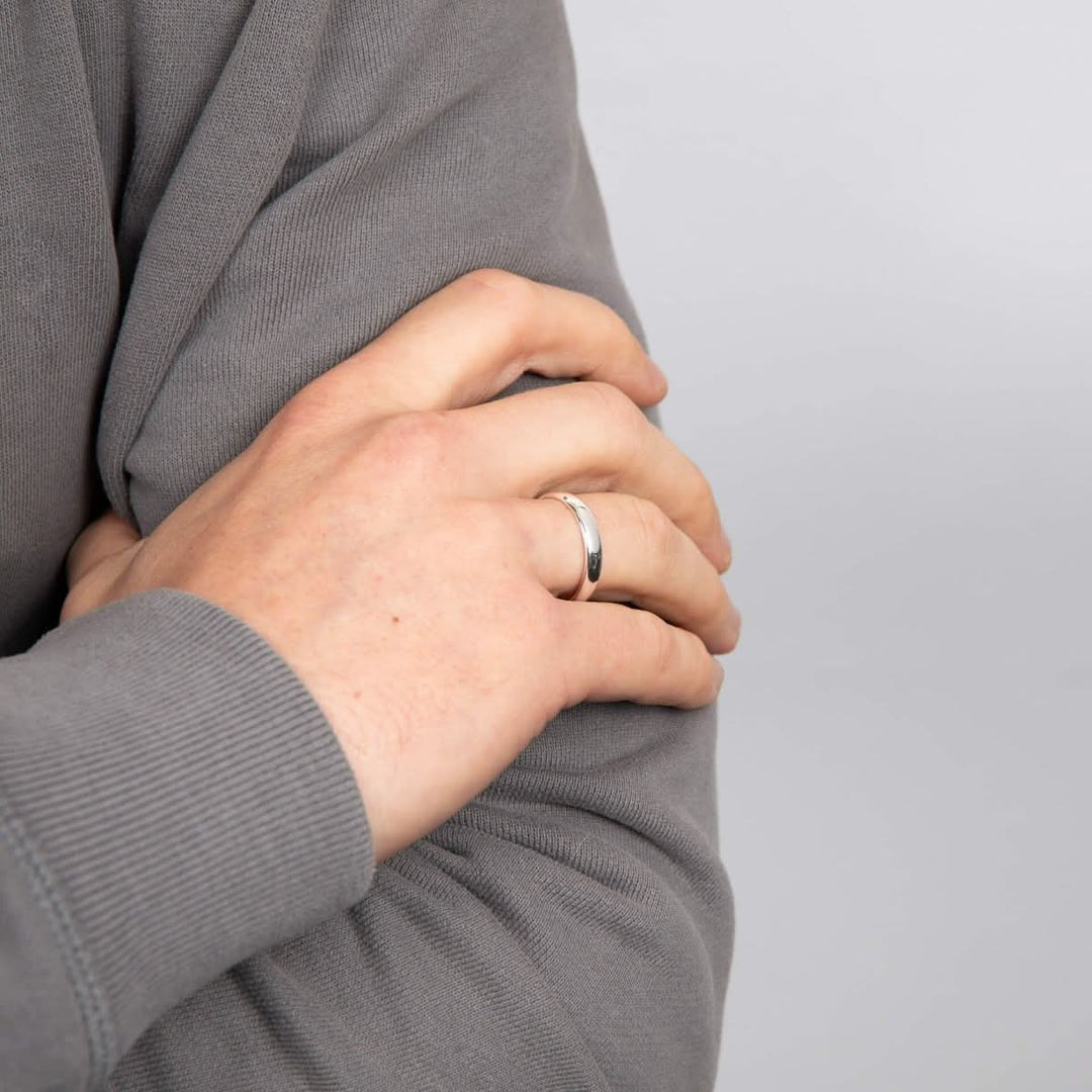 Beginnings Sterling Silver 4mm Band Ring R131