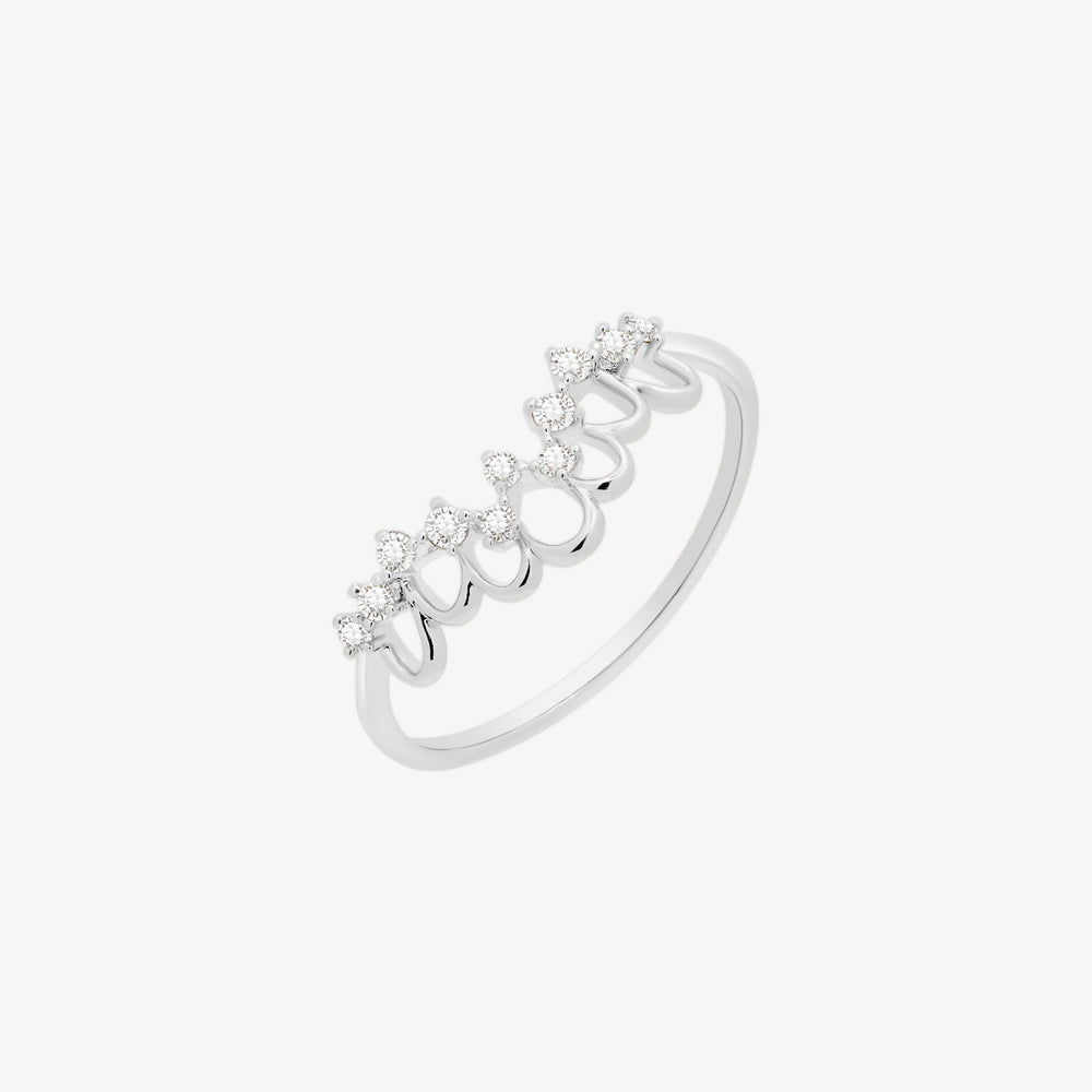 Cubic Circle Queen Ring