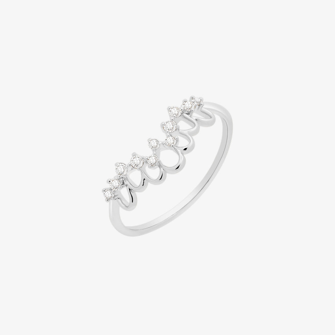 Cubic circle queen ring-1