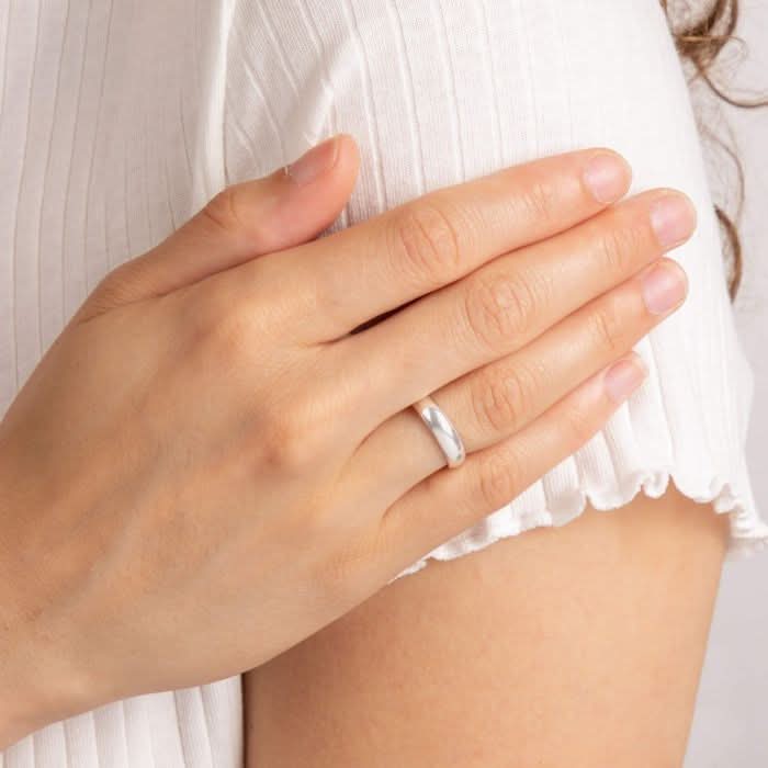 Beginnings Sterling Silver Plain Band Ring R276