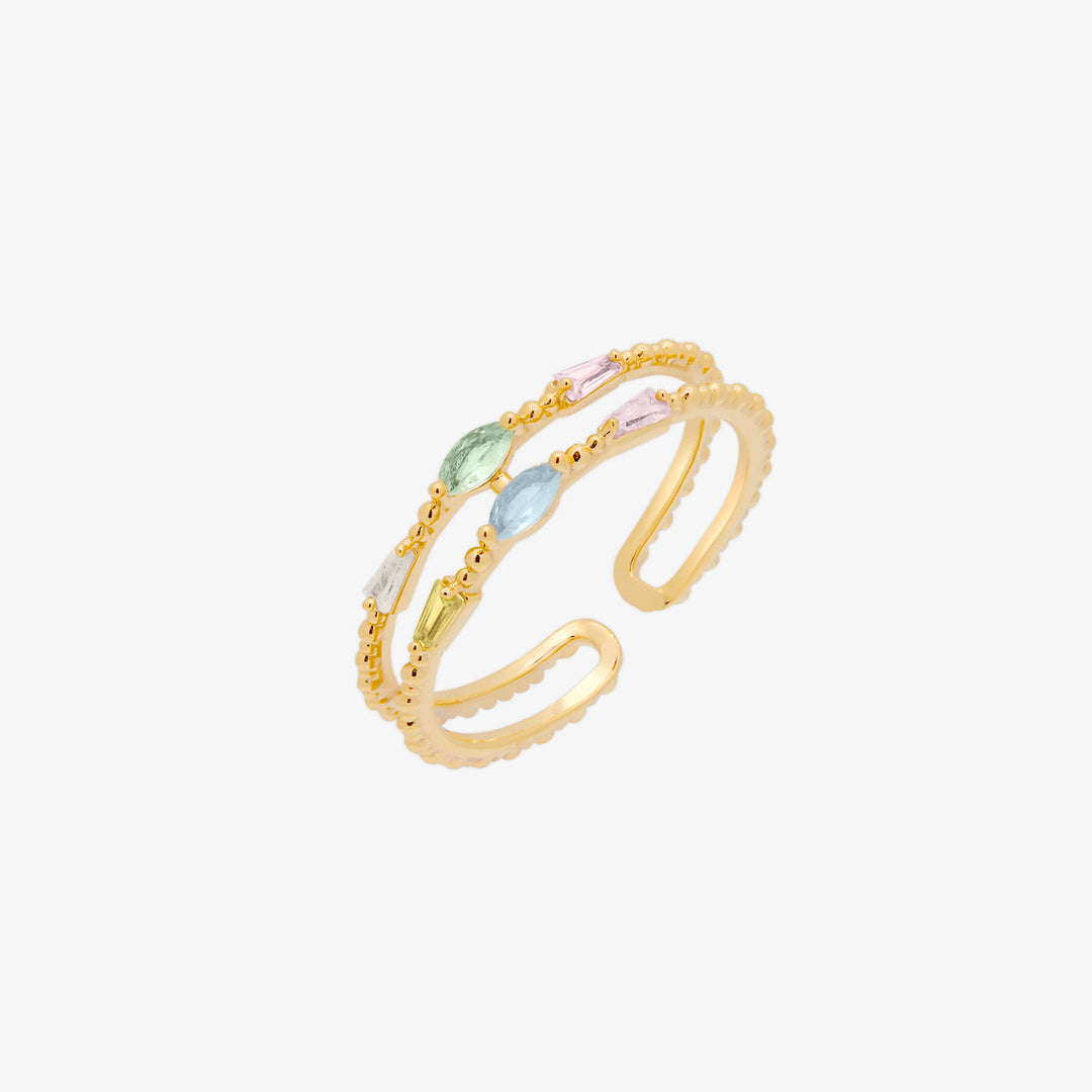 Pastel Layered Ring-0