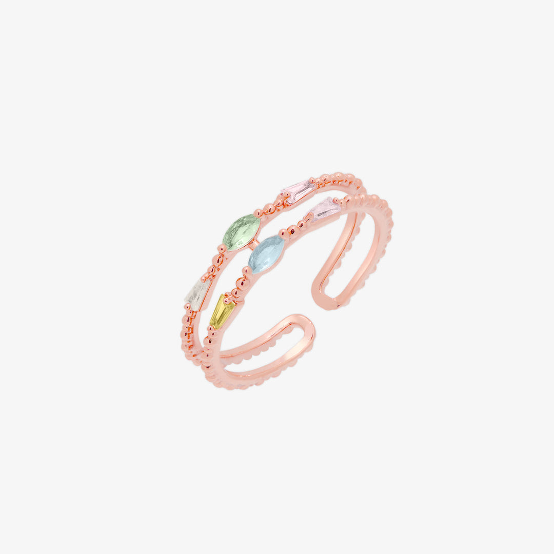 Pastel Layered Ring-6