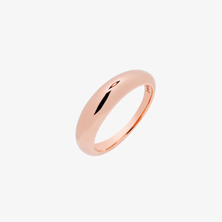 Oval Shaped Volumed Band Ring-5