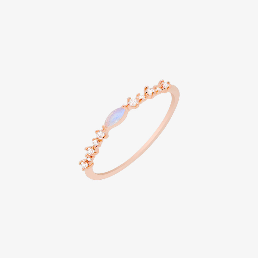 Pink Moonstone Ring-6