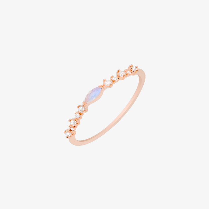 Pink Moonstone Ring-6