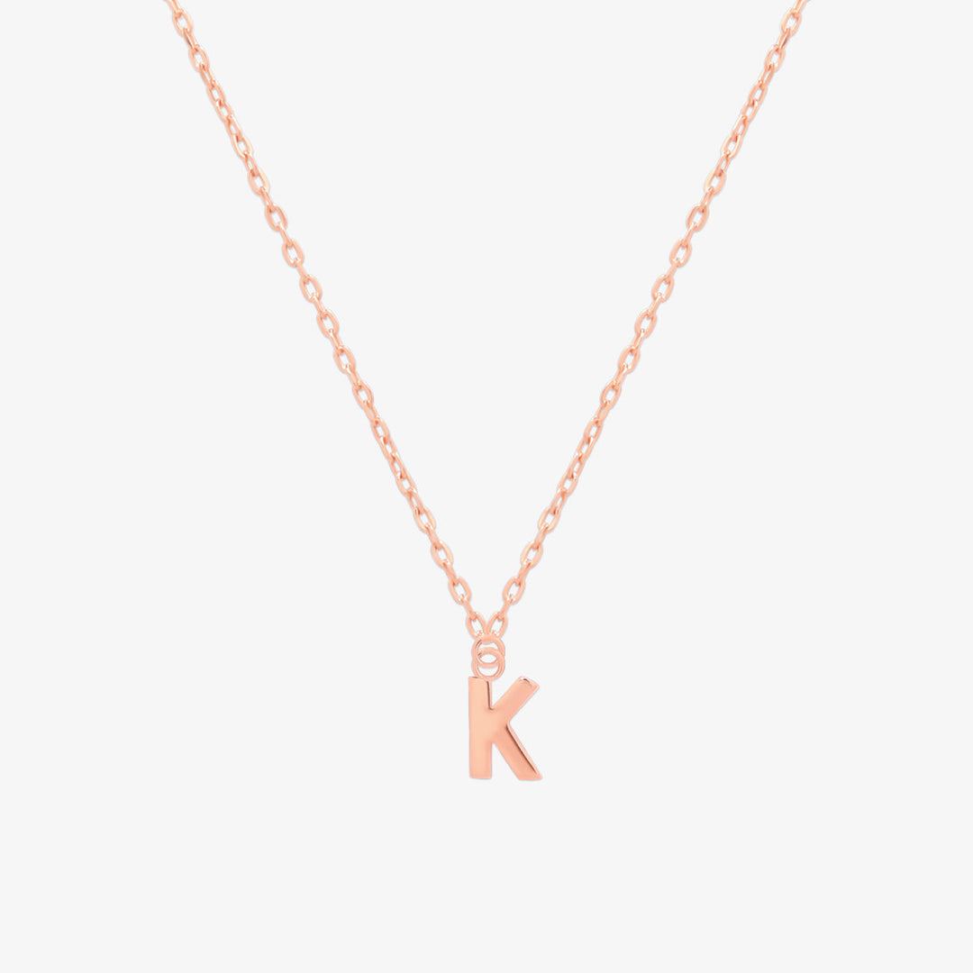 Classic Initial Pendant Necklace