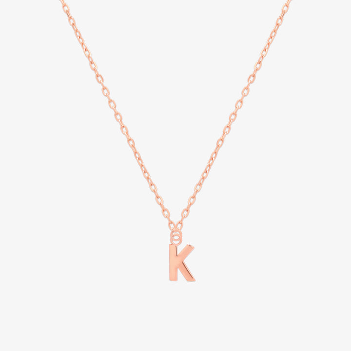 Classic Initial Pendant Necklace