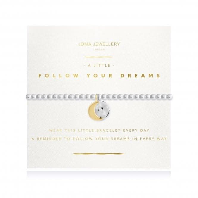 Radiance A Littles Follow Your Dreams Silver 17.5cm Stretch Bracelet 4215Joma Jewellery4215