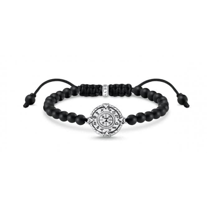 Rebel At Heart Elements Of Nature Black Bracelet A2009 - 704 - 11 - L22VThomas Sabo Sterling SilverA2009 - 704 - 11