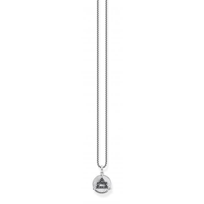 Rebel At Heart Elements Of Nature Black Necklace KE2149 - 643 - 11 - L50VThomas Sabo Sterling SilverKE2149 - 643 - 11