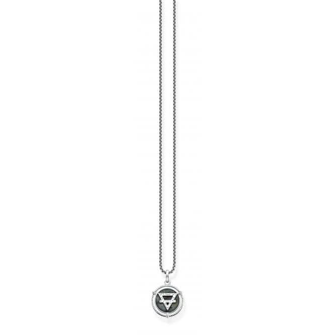 Rebel At Heart Elements Of Nature Green Necklace KE2150 - 503 - 6 - L50VThomas Sabo Sterling SilverKE2150 - 503 - 6