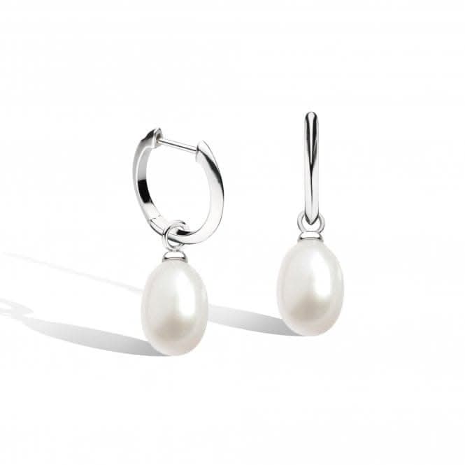 Revival Astoria Pearls Teardrop Pearl Hoop Earrings 50430FP