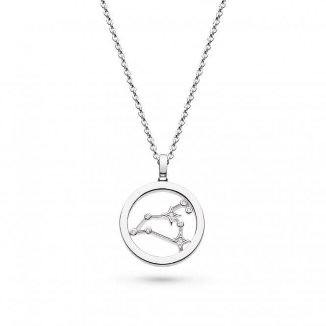 Revival Céleste Constellation Zirconia Rhodium Plated Leo 18" Necklace 90471LEOKit Heath90471LEO