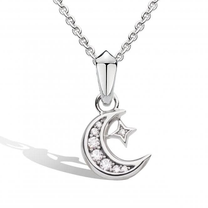 Revival Celeste Pavé Zirconia Moon 17" Necklace 90492CZ