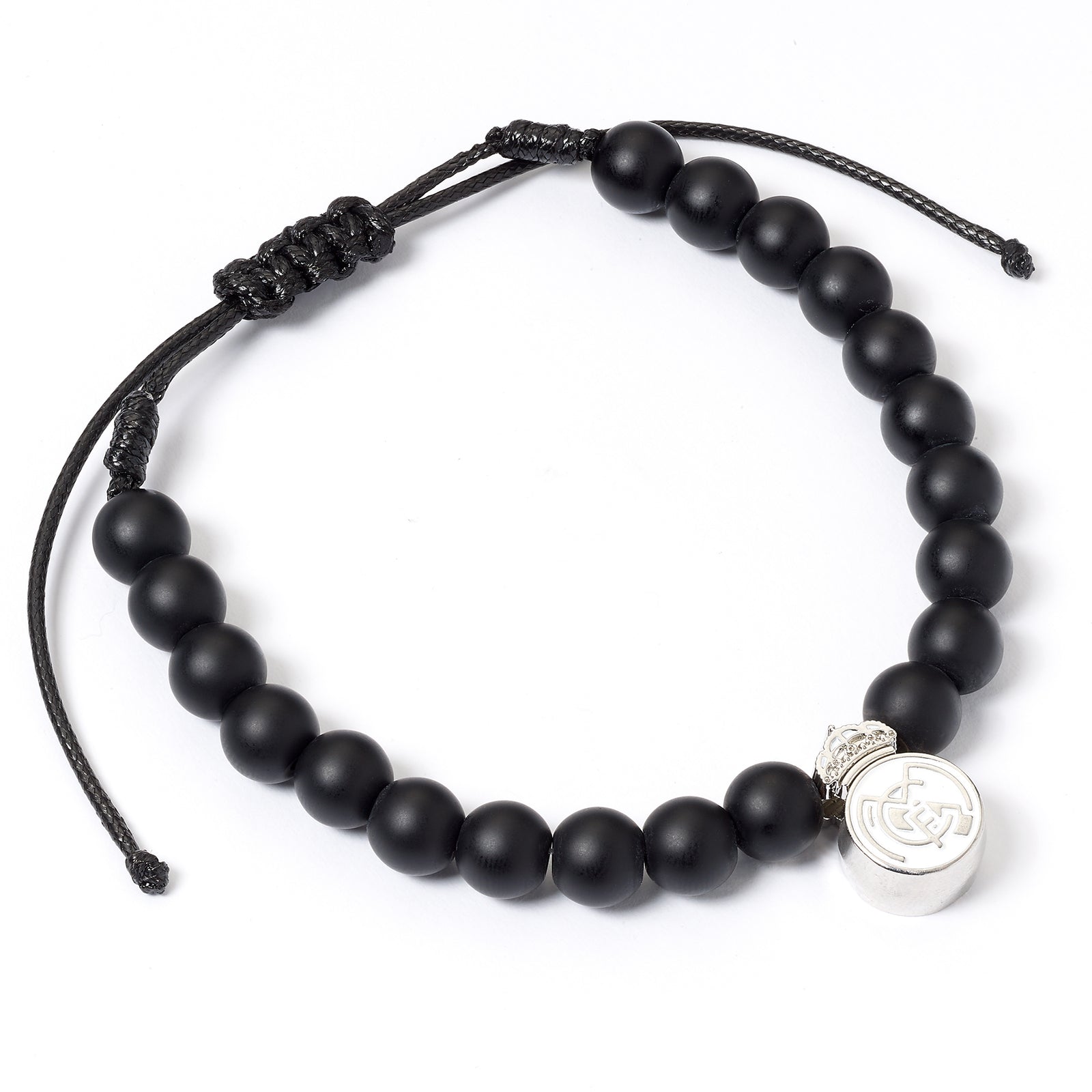 Real Madrid Black Bead Bracelet RMBB0010