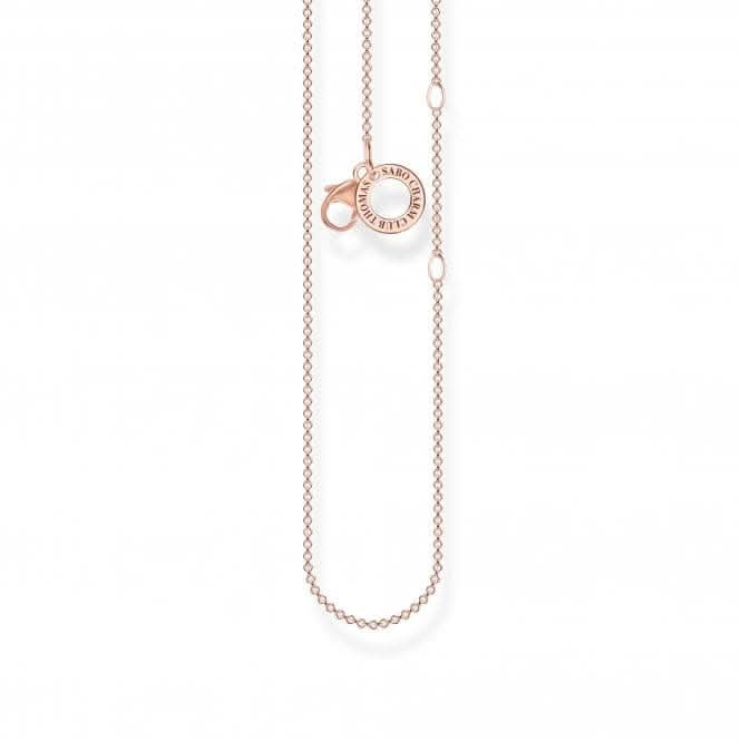 Rose Gold Charming Chain Necklace X0278 - 415 - 40Thomas Sabo Charm Club CharmingX0278 - 415 - 40 - L38v