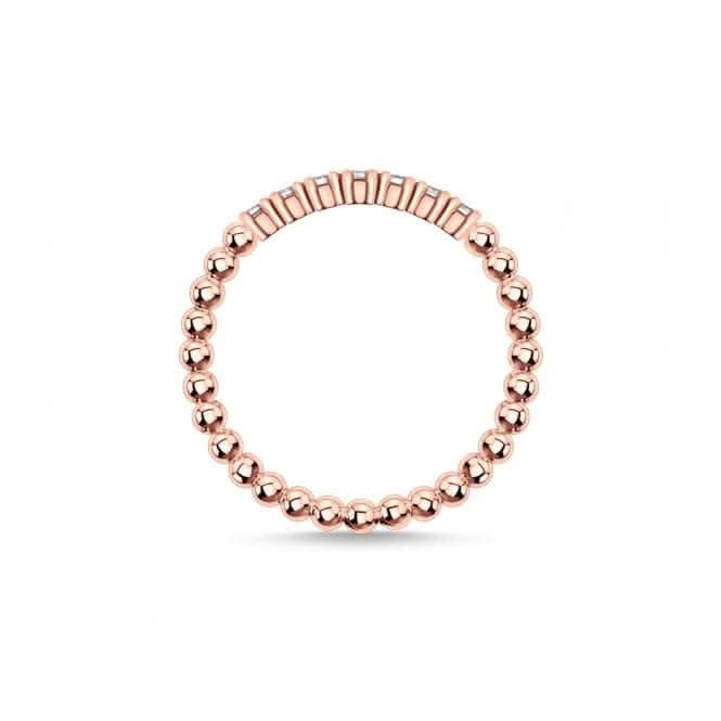 Rose Gold Zirconia Dot Stacking Ring TR2323 - 416 - 14Thomas Sabo Charm Club CharmingTR2323 - 416 - 14 - 48