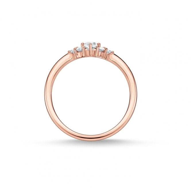 Rose Gold Zirconia Vintage Stacking Ring TR2325 - 416 - 14Thomas Sabo Charm Club CharmingTR2325 - 416 - 14 - 48