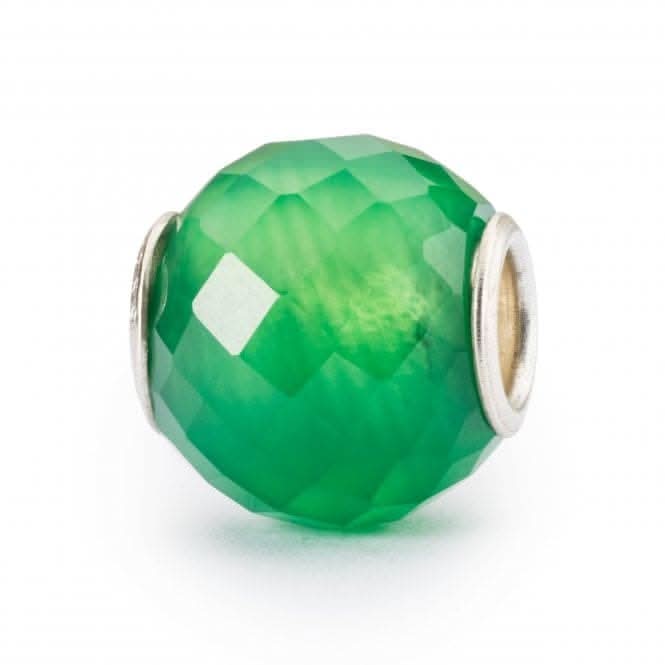 Round Green Onyx Facet TSTBE-00036