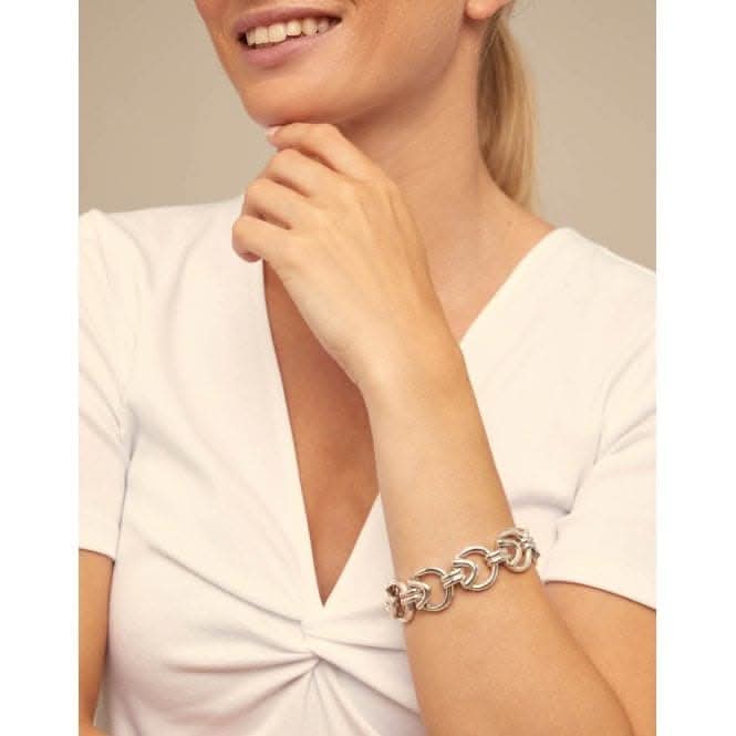 Roundabout Silver Metal BraceletUNOde50PUL2086MTL0000