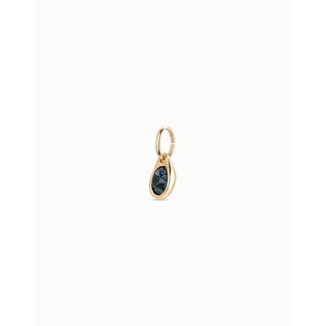 Safiro Blue Faceted Crystal Charm CHA0210AZUORO0U