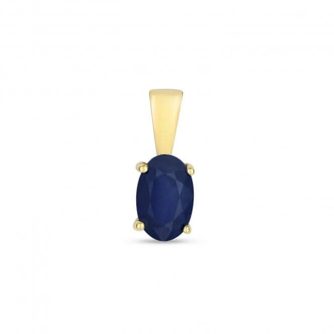 Sapphire Claw Set Pendant PD232S