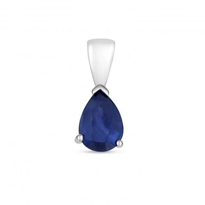 Sapphire Claw Set Pendant PD235WS