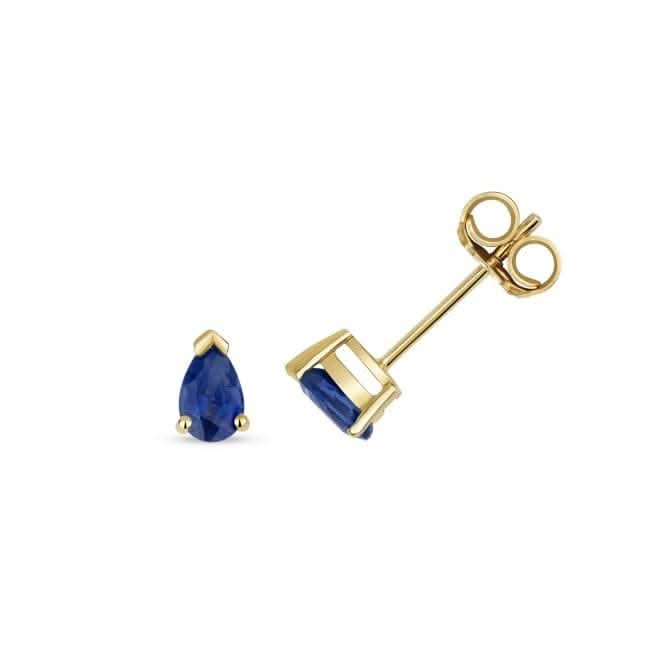 Sapphire Claw Set Stud Earrings ED244S