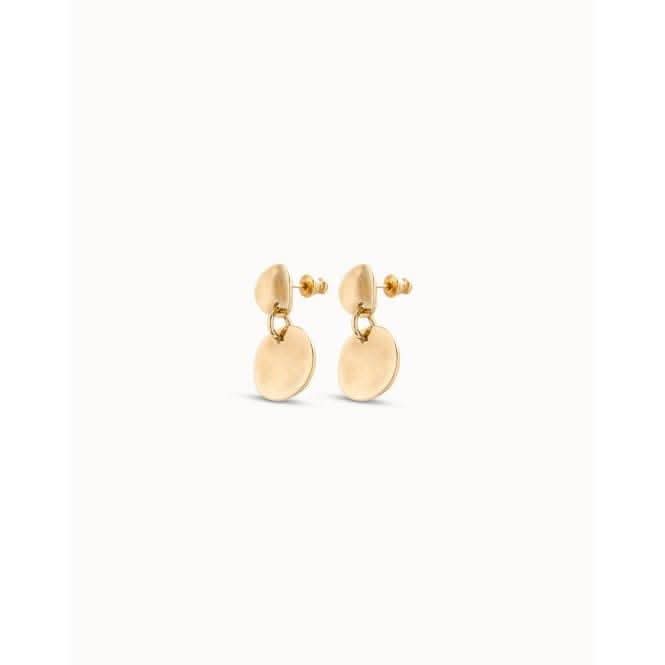 Scales Golden Metal Earrings PEN0055ORO0000U