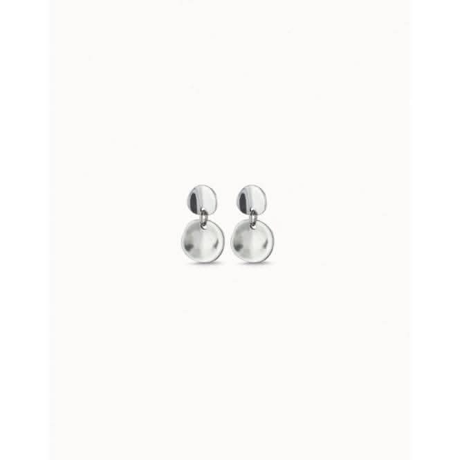 Scales Silver Metal Earrings PEN0055MET X