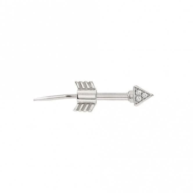 SeiMia Earring Sterling Silver Cubic Zirconia Small Stud Arrow Earring 147132/008