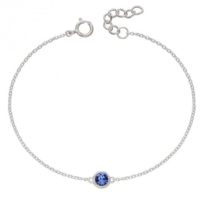 Beginnings September Birthstone Bracelet with Swarovski Crystal B5292 Acotis Jewellery