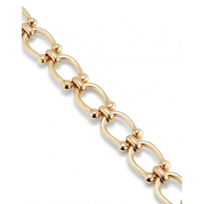 Serotonin 18k Gold - Plated Medium Oval Links Bracelet PUL2421ORO000UNOde50PUL2421ORO000