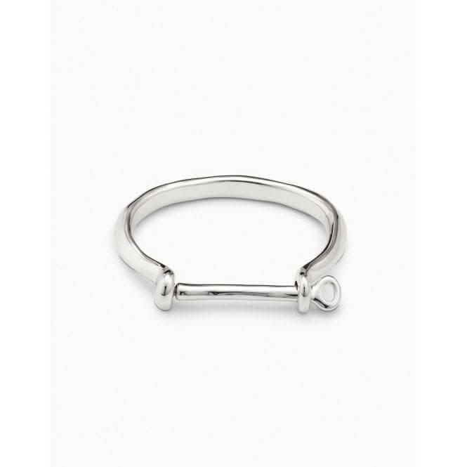 Estás Grillado Silver Metal Bangle PUL1245MTL