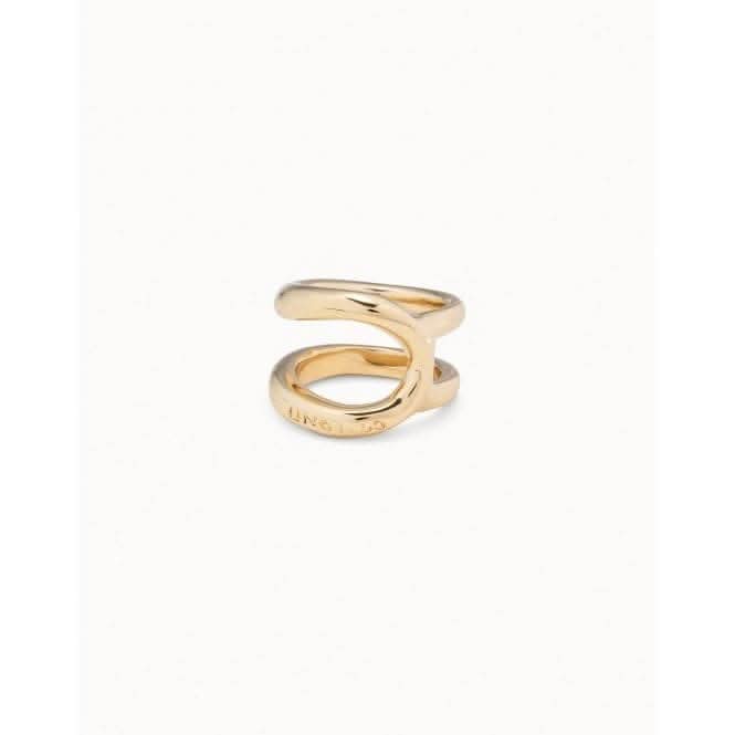 Shortcut Golden Metal Ring ANI0627ORO