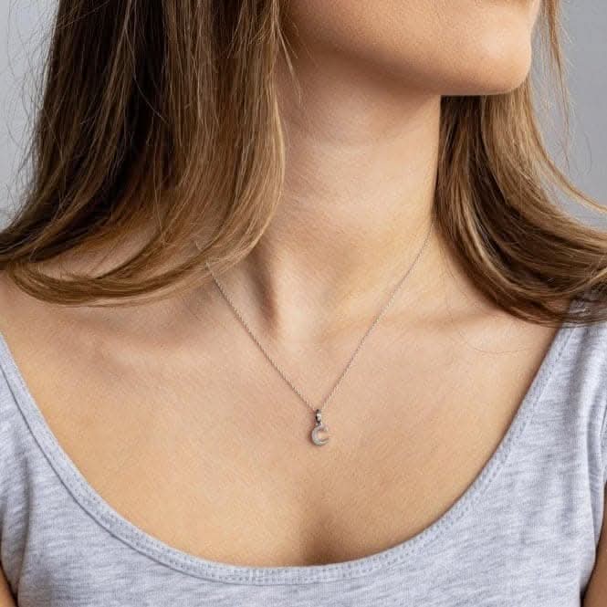 Signature Skript Lowercase c Charm Pendant 9197RPC