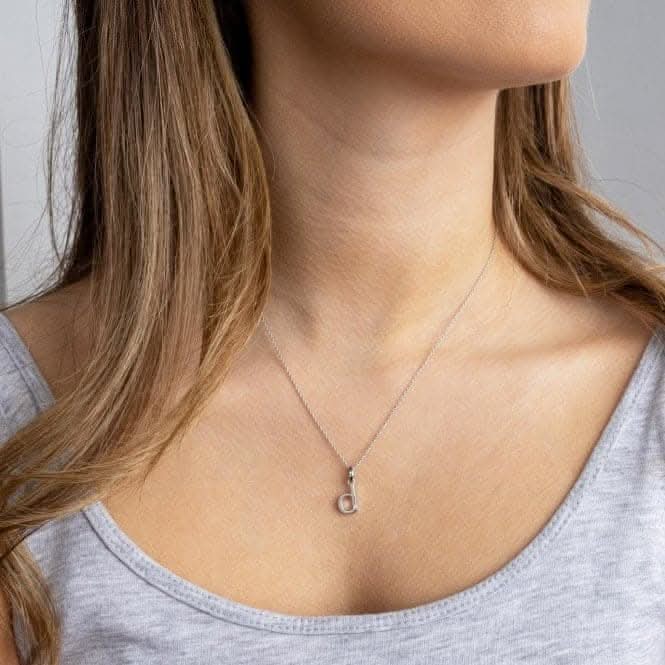 Signature Skript Lowercase d Charm Pendant 9197RPD