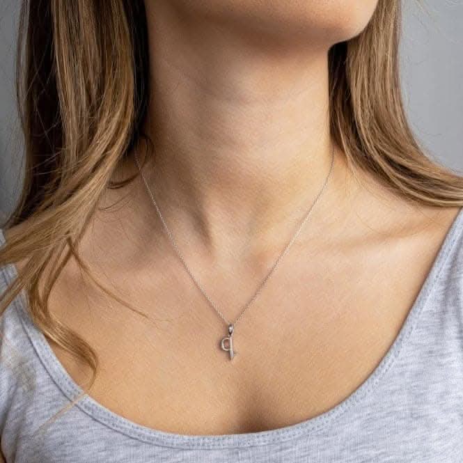Signature Skript Lowercase q Charm Pendant 9197RPQ