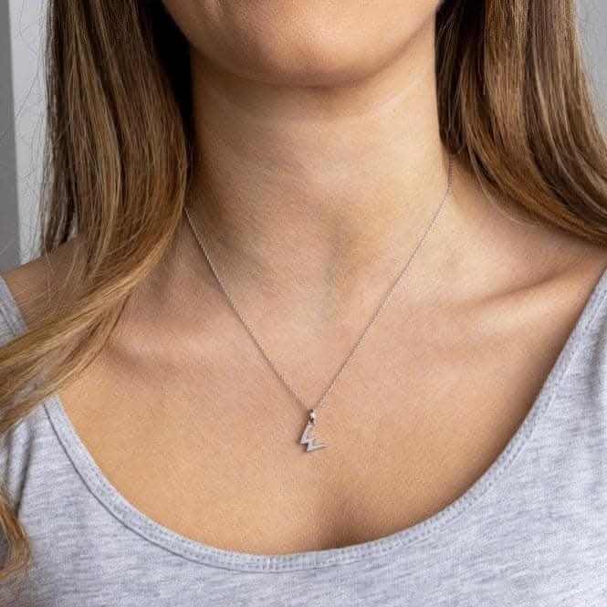 Signature Skript Lowercase w Charm Pendant 9197RPW