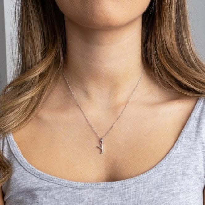 Signature Skript Lowercase y Charm Pendant 9197RPY