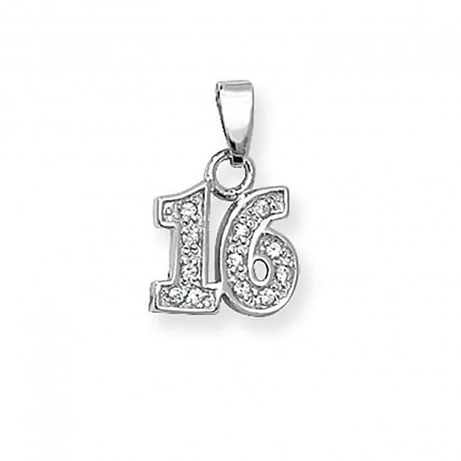 Acotis Silver 16th Birthday Celebration Pendant G6326